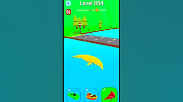 Shape-shifting |Hyper casual games | Level 854 | #shapeshifting #hypercasualgames #shorts