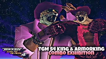 Tekken Global Mod S4 King & Armorking Combo Exhibition (Tekken PPSSPP MOD)
