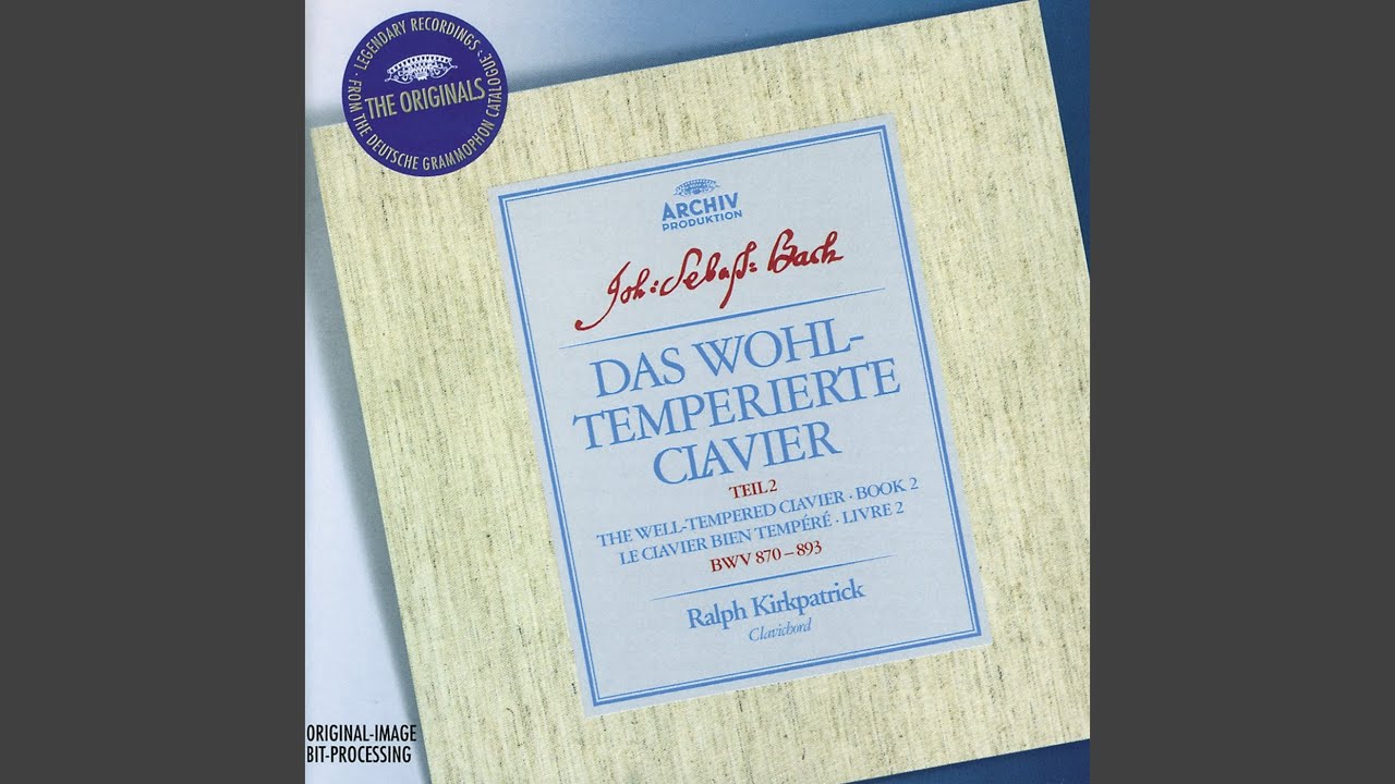 Mira J.S. Bach: Prelude and Fugue in B flat (WTK, Book II, No. 21) , BWV 890: Prelude en YouTube