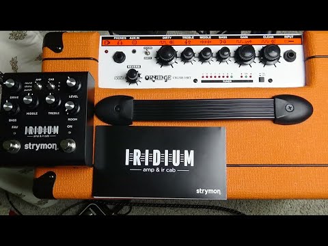 Play Guitar STRYMON IRIDIUM Through A Guitar Amp Experiment Does It Work Orange Crush 35rt