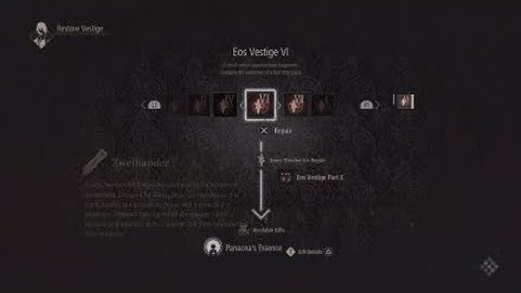 Code Vein - Restoring Eos Vestige VI