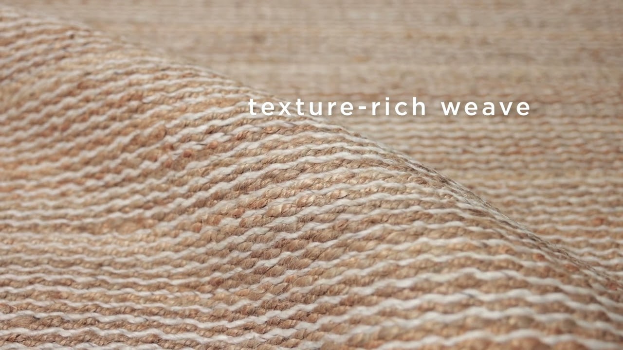 Kate Lester + Jaipur Living Harman Natural - Rosier Beige, Ivory (HNL-03)