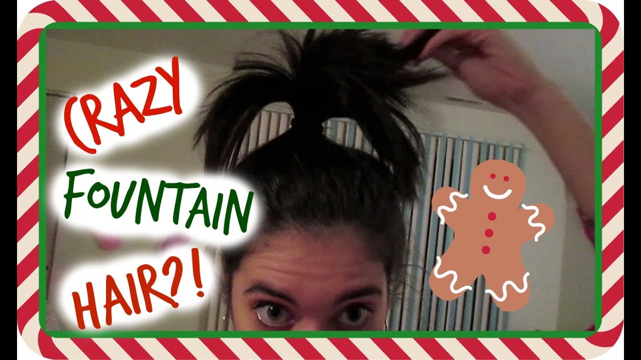 VLOGMAS DAY 8 Crazy Fountain Hair?! YouTube