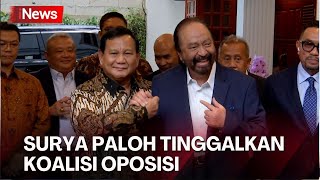Surya Paloh dan Prabowo Subianto Jabat Tangan Erat, Nasdem Resmi Dukung Pemerintahan
