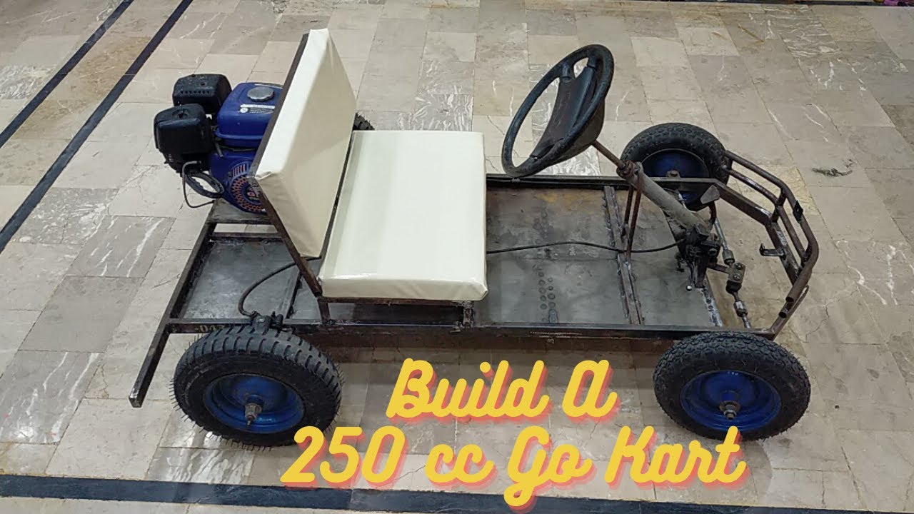 Go Kart how to build a go kart With engine 250cc gokart Car Part 1