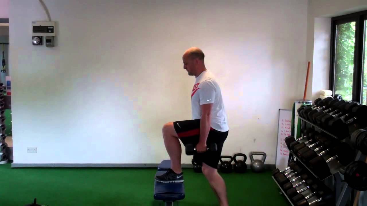 www.resultsfast.co.uk - DB Step Up with Knee - YouTube
