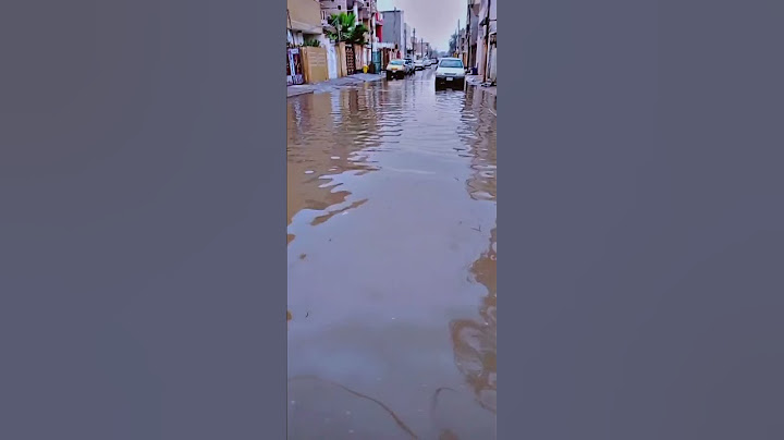 فيضان شوارع بغداد