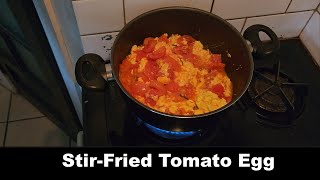 Meal prep - Stir-fried tomato egg | 대용량 토마토 계란 볶음cooking mealprep 요리 자취생 자취요리