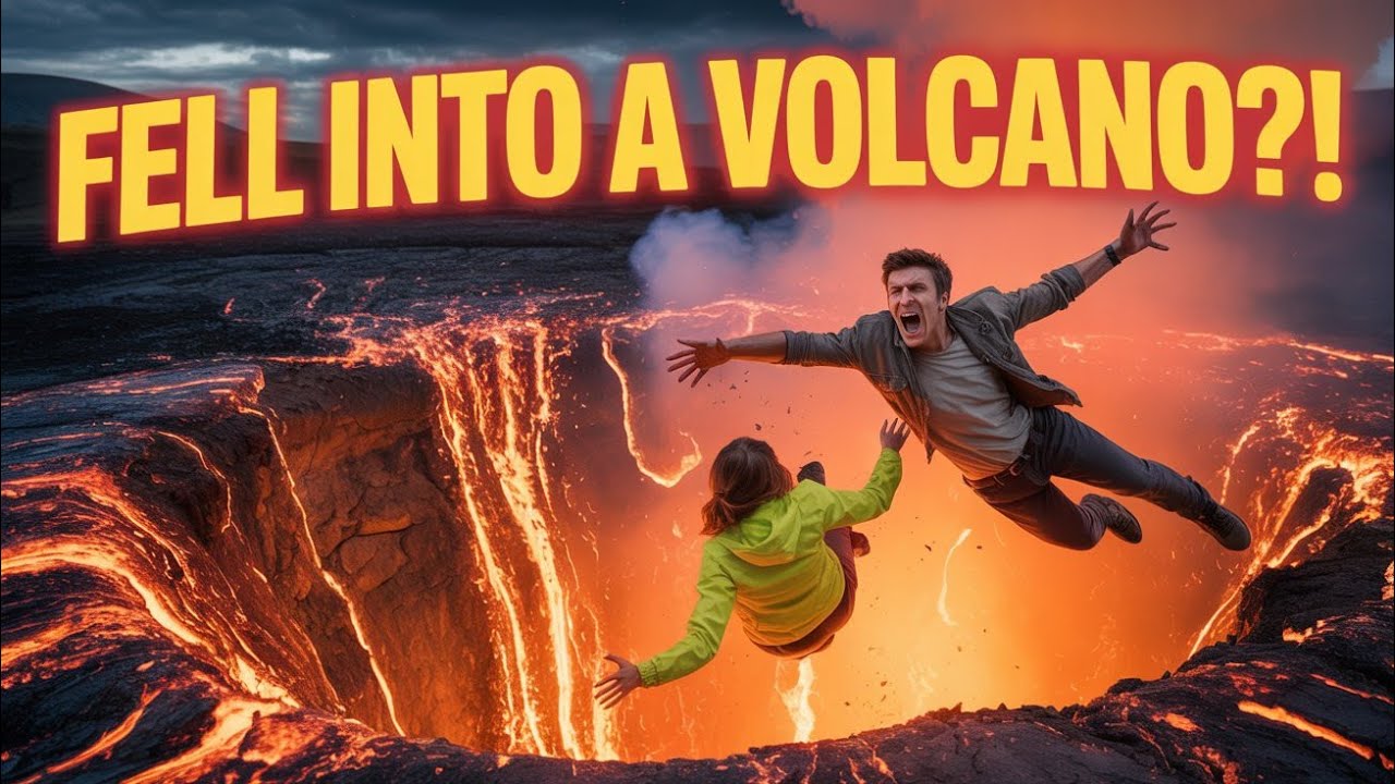 2 दिन ज्वालामुखी में रहने के बाद जो हुआ 😰 people fall into volcano and