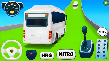 Crazy Bus Mega Ramp Impossible Racing - Bus Mega Ramp Impossible Tracks - Android Gameplay #88