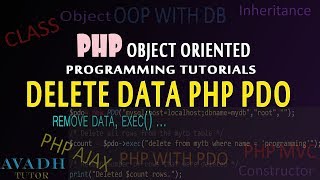 delete data from database using php pdo | remove records php pdo simple example | php pdo