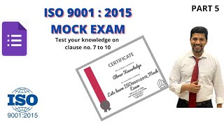 25 QA on ISO 9001:2015 Latest Quality Management System| MockTest/Exam_ link in Description|Part-5