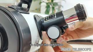 How to use a telescope? 76700 Instruction