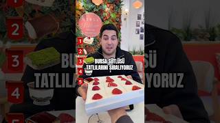 Bursa Sütlüsü tatlılarını sıralıyoruz!