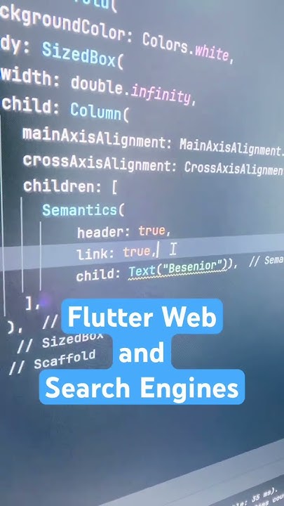Flutter Web and Search Engines #flutter #flutterwidgets #flutter_web ...