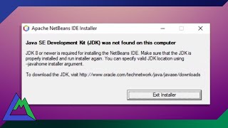 Fix Netbeans Error JDK was not found on this computer