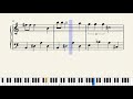 ムーンライト・セレナーデ/グレンミラー【ゆっくり】（初級ピアノ楽譜）ポピュラー
