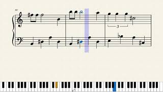 ムーンライト・セレナーデ/グレンミラー【ゆっくり】（初級ピアノ楽譜）ポピュラー