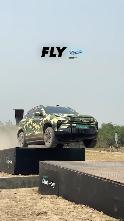 Tata HARRIER EV can JUMP LIKE A PRO!