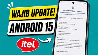 Cara Update System Android 15 di itel City 200 Terbaru 2026 untuk M-Banking dan E-Wallet