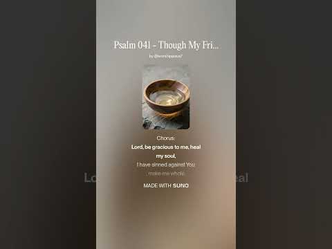 Psalm 41 - Though My Friend Has Turned