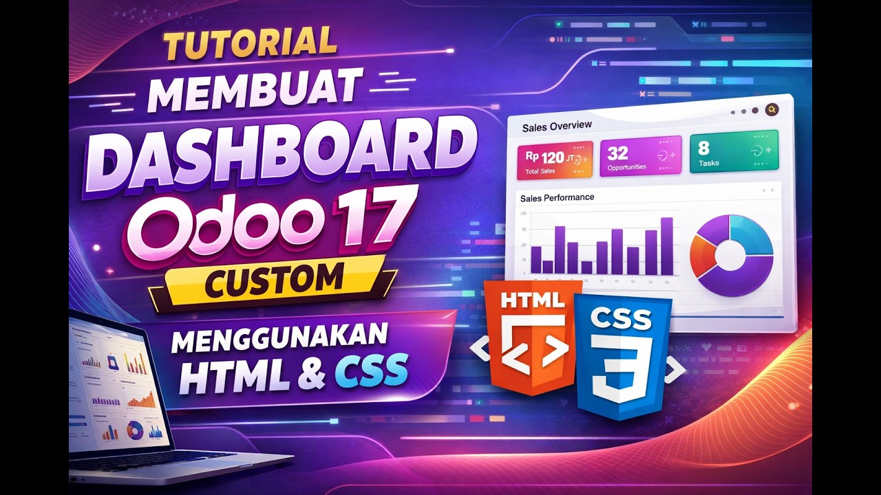 Tutorial Membuat Dashboard Odoo 17 Custom Menggunakan HTML & CSS PART 2