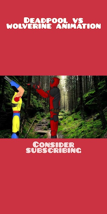 deadpool vs wolverine animation - YouTube