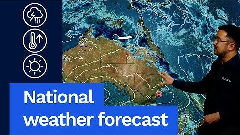 National Weather Forecast: Rain and storms in the north, heating up in the west