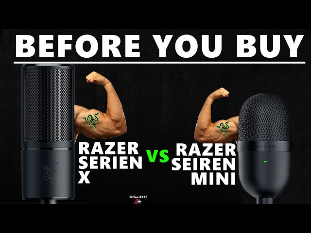 Razer Seiren Mini Mic Review / Test (Compared to Seiren X, Snowball, NT-USB  Mini, Yeti Nano) 