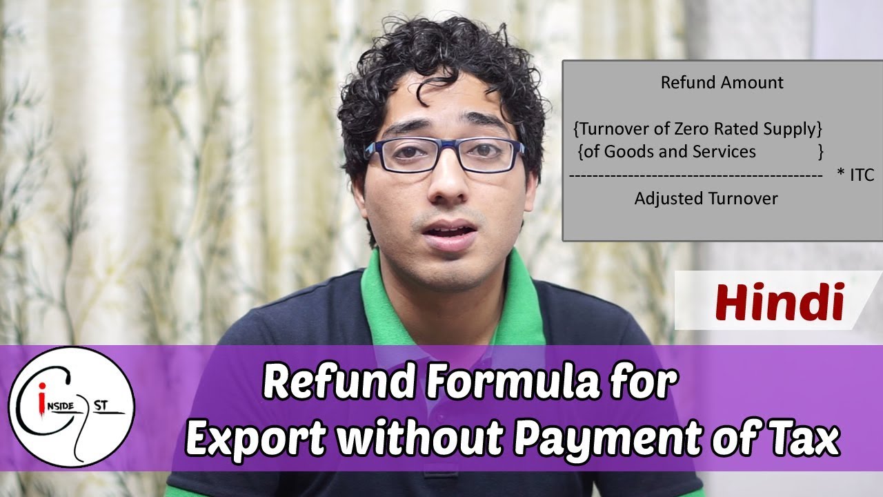 refund-formula-for-export-without-payment-of-tax-youtube