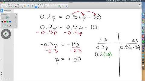 Gr 9 - Solving Equations Variables both Sides Pt1