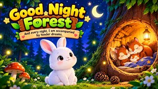Good Night Forest 🌙🐰 | A Cute Bunny’s Bedtime Story | Sweet Dreams #KidsStory #BedtimeStories