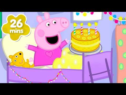 Peppa Pig em Português ❤️ Festa de Aniversário SURPRESA da Peppa! 🎂 | Episódios Completos 26 Minutos