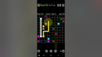 How To Solve Flow Free Premium 11x11 Mania Level 22 Hard Board Walk Through Solution Walkthrough