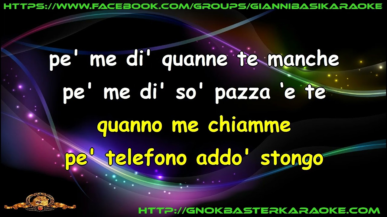 Nino D'Angelo - Io Te Credo Karaoke