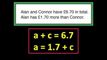 Algebra - Simultaneous equations / System of equations:  Practice Problem 2 | Math | O-levels | Exam