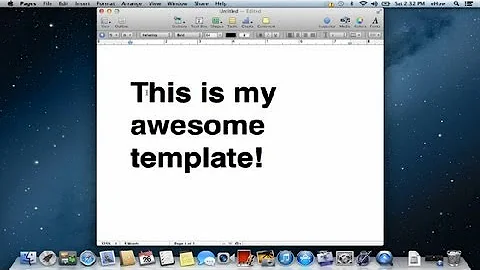 How to Create an Apple Pages Template : Apple Product FAQs