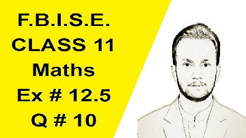 11th Class Maths | Chapter 12 | Exercise 12.5 | Question 10 | Application of Trigonometry