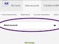 How to download Bank Statement in CSV
