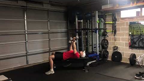 Dumbbell Single Arm Chest Press (Static Hold at Top)