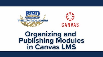 Organizing and Publishing Modules in Canvas LMS