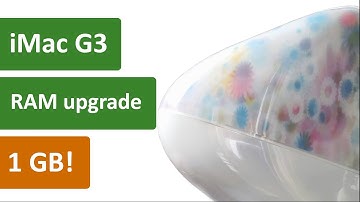 Upgrade the RAM to 1Gb in an iMac G3 from Apple
