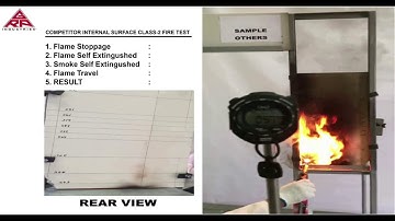 Alternate Supplier Class 2 Fire Test Video