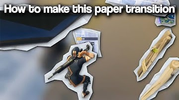 How to make this *INSANE* Paper Transition Like Smuti, Naiv, Neeqs, Crackedz, Rosen!!!