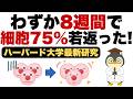 【衝撃】「老化は治せる時代!?8週間のテストで細胞が75％若返った!」【最新研究ハーバード大学デビッド・シンクレア博士】