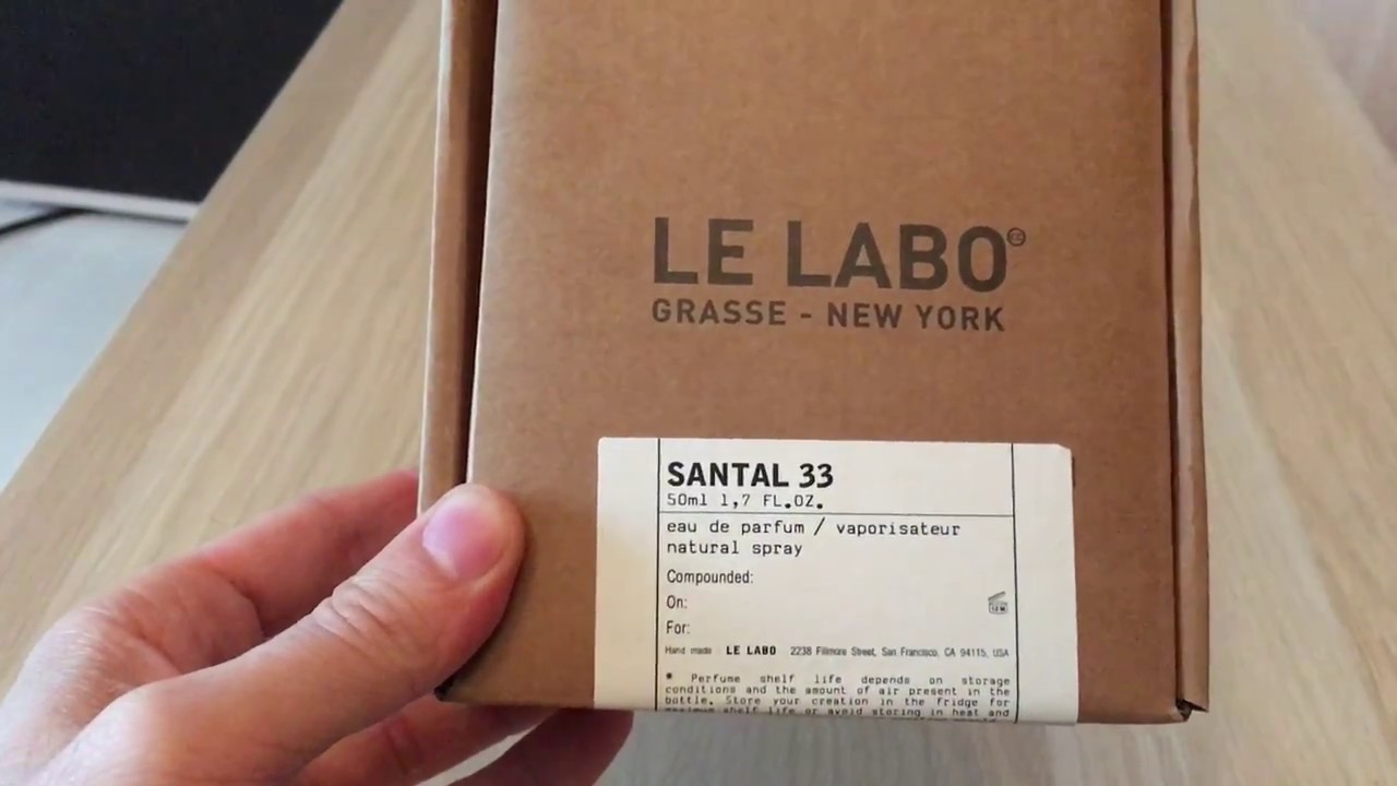 Распаковка Le Labo Santal 33 - YouTube