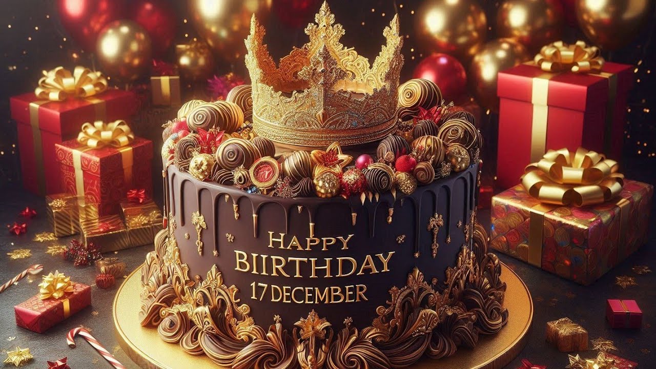 17 декабря С днем ​​рождения! | 🎂 Песня ко дню рождения 🥳 Поздравления с днем ​​рождения 17 декаб...
