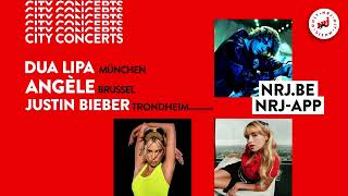 NRJ | CITY CONCERTS met Angèle, Dua Lipa of Justin Bieber! 25 sec