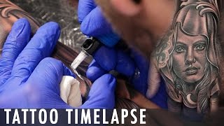 Tattoo Timelapse - Justin Burnout