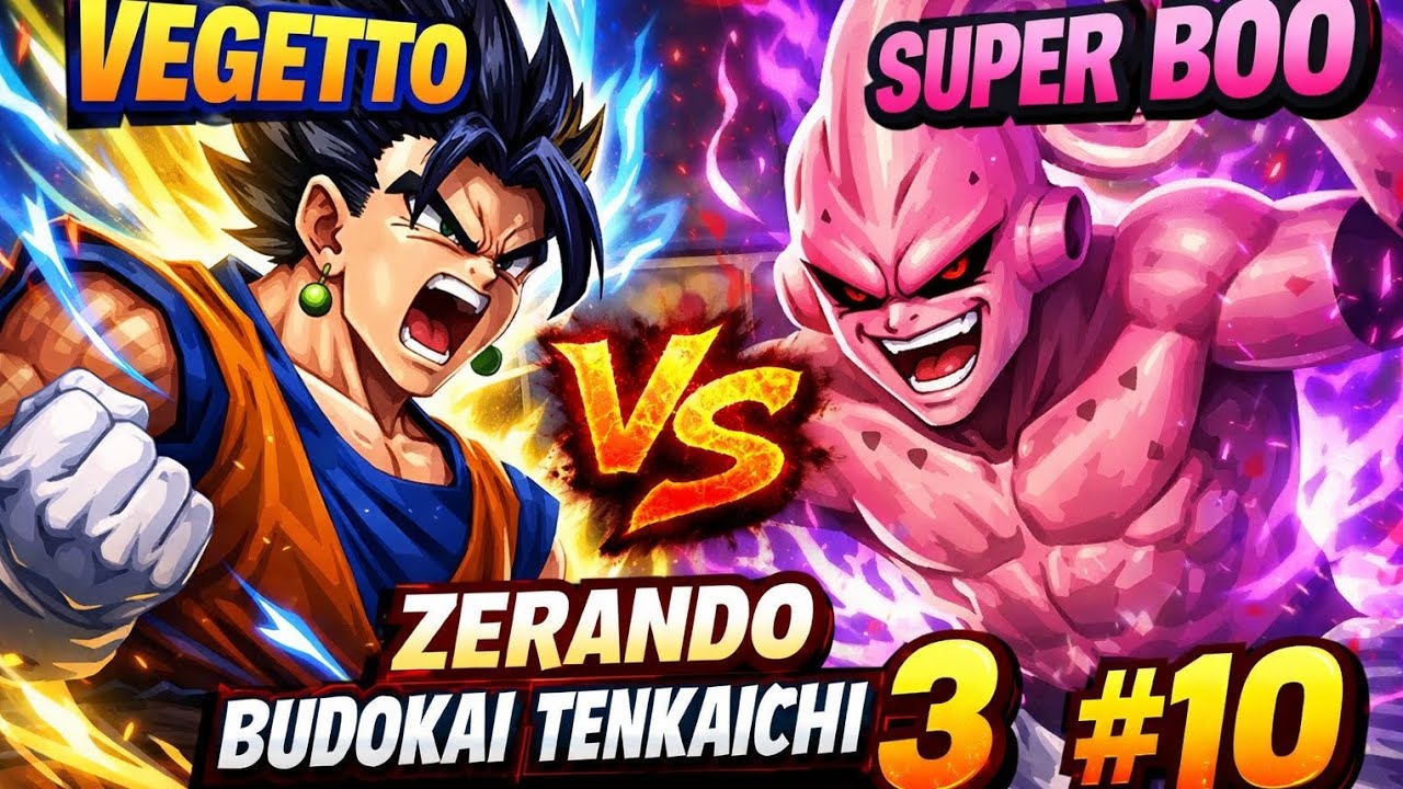 Vegetto Vs Super Boo | Zerando Budokai Tenkaichi 3 #10
